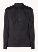 HUGO The Fitted Shirt blouse met stretch
