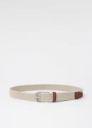 BOSS Clorio elastische riem met leren details