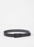 BOSS Timon riem van leer met logo