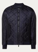 Armani Gewatteerd bomberjack met logoprint