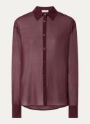 The Frankie Shop Peri semi-transparante blouse