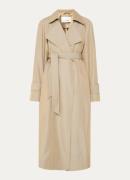 The Frankie Shop Astoria trenchcoat met strikceintuur