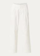 Sofie Schnoor Athena high waist wide leg pantalon met steekzakken
