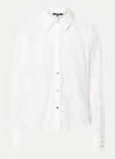 NIKKIE Inda semi-transparante blouse met broderie