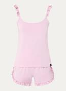 Pretty You Bamboo pyjamaset met ruches