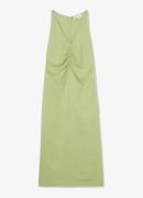 Reiss Pari midi jurk met plooidetail