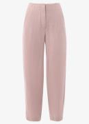 Whistles High waist tapered fit broek van linnen