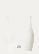 Love Stories Posey ribgebreide bralette met logo