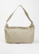 OLAF Newspaper crossbodytas van canvas met logo