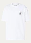 SAMSØE SAMSØE Lilium T-shirt met front- en backprint