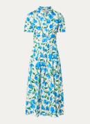 L.K.Bennett DR Calder midi blousejurk met bloemenprint en ceintuur
