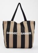 SAMSØE SAMSØE Frinka shopper met logo