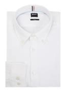 BOSS P-Roan slim fit overhemd van linnen