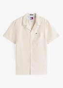 Tommy Hilfiger Regular fit overhemd in linnenblend