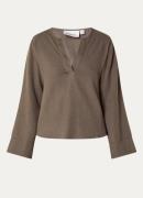 My Essential Wardrobe Dias tuniek in linnenblend