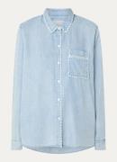 Rails Saya blouse van lyocell met borstzak