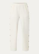 ba&sh Josta high waist wide fit trackpants met steekzakken