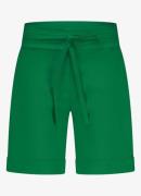 Studio Anneloes City mid waist straight fit korte broek met steekzakke...
