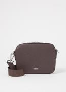 Sandro Crossbodytas van leer met logo