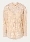 Farm Rio Landscape Guipure blouse met opengewerkt dessin