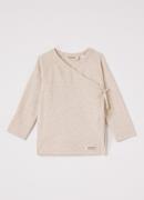MarMar COPENHAGEN Tut longsleeve met overslag in katoenblend