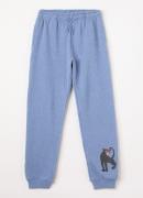 Mini Rodini Tapered fit joggingbroek van biologisch katoen