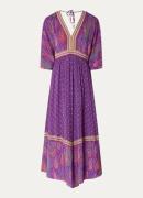 ba&sh Lalo midi tuniekjurk met paisley dessin