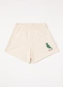 Mini Rodini Straight fit korte joggingbroek van biologisch katoen