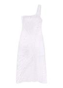 Maje One shoulder maxi jurk van crochet