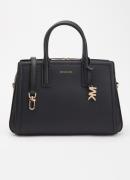 Michael Kors Laila handtas van leer met afneembare schouderriem