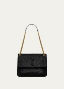 Saint Laurent Niki Medium schoudertas van kalfsleer