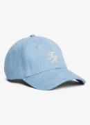 Tommy Hilfiger Pet van denim met logoborduring
