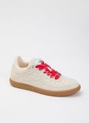 Ganni Sneaker van canvas met mesh details