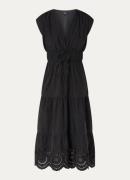 Rails Lucia gelaagde midi jurk in lyocellblend met broderie