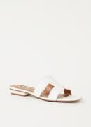 Dune London Loupe slipper van leer