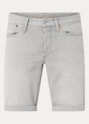 Denham Razor slim fit korte broek van denim met gekleurde wassing