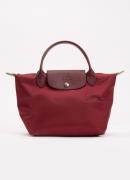 Longchamp Le Pliage Green handtas S met leren details