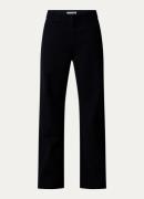 Acne Studios High waist flared fit pantalon met streepprint