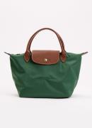 Longchamp Le Pliage Original handtas S met leren details