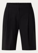 OPUS Maiga high waist loose fit korte broek met steekzakken