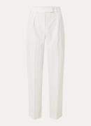 JOSH V Mies high waist wide fit pantalon met lurex