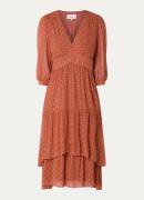ba&sh Maia midi tuniekjurk met lurex