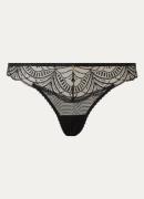 Aubade Vibes slip van mesh met borduring