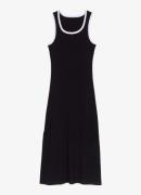 Maje Maxi mouwloze jurk met ronde hals