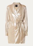NIKKIE Kenton mini blazerjurk met metallic finish