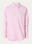 New Amsterdam Surf Association Beach regular fit overhemd met streeppr...