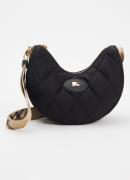 Burberry Horseshoe crossbodytas met quiltpatroon en leren deails