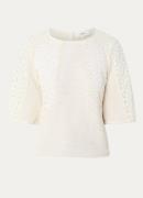 ba&sh Marlow T-shirt met opengewerkt dessin