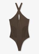 Reiss Nala bodytop met gebreide details