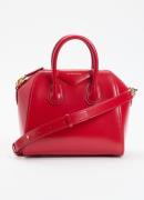 Givenchy Mini Antigona handtas van kalfsleer met afneembare schouderri...
